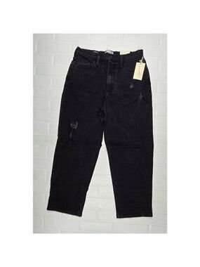 Universal Thread Black Distressed Vintage Straight  Jean's Size 10 Short